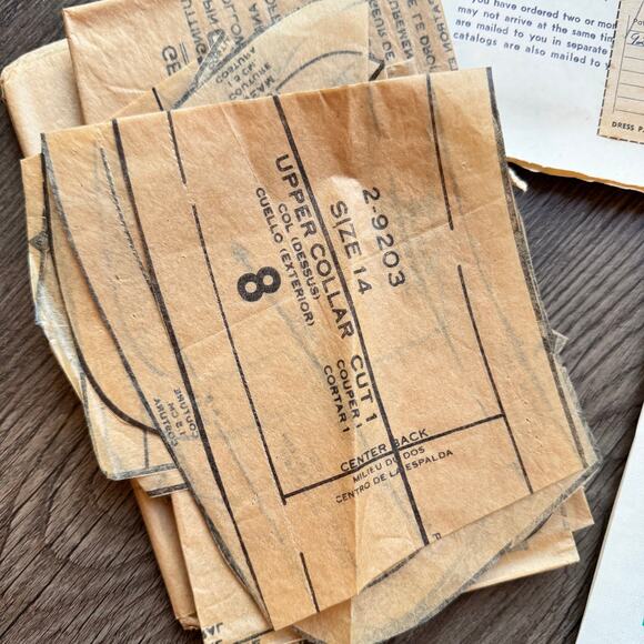 RARE Vintage 50s Mail Order 9203 Sewing Pattern Sm Girl Scouts Pantsuit COMPLETE - Picture 4 of 8